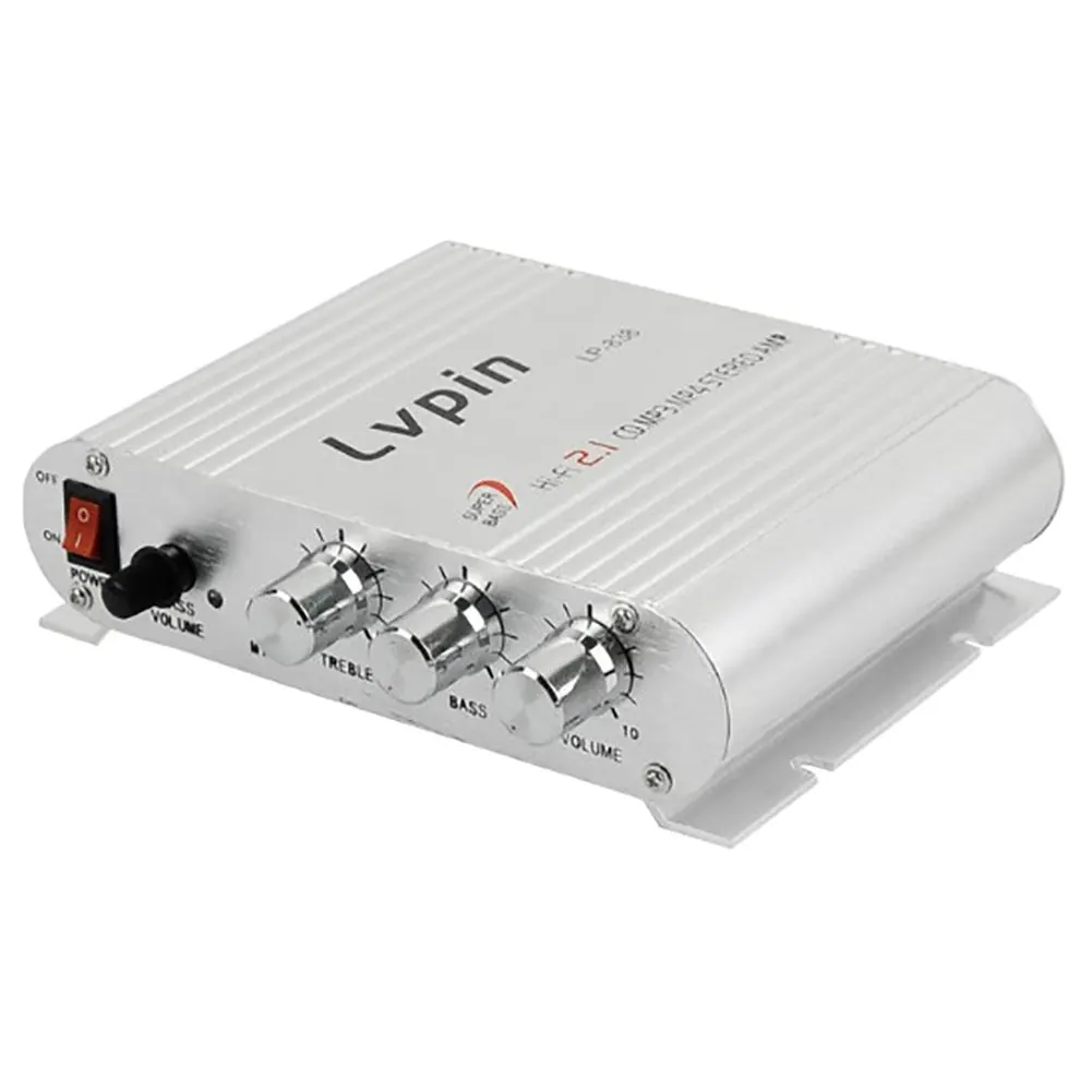 Lvpin838 12 В Super Bass HiFi CD MP3 MP4 Автомагнитола 2.1 канальный стереоусилитель автомобильные