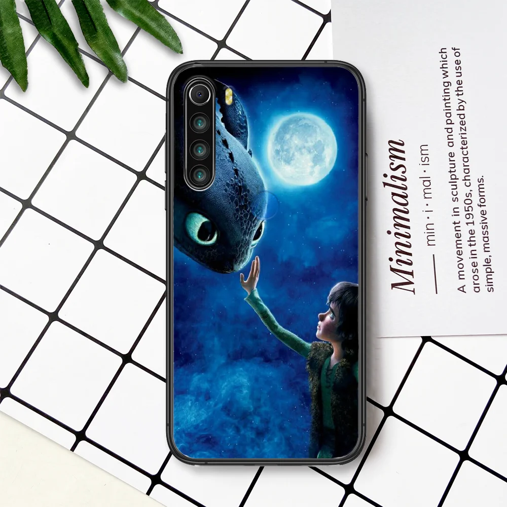 

How to Train Your Dragon Phone Case For Xiaomi Redmi Note 7 8 8T 9 9S 4X 7 7A 9A K30 Pro Ultra black Hoesjes Trend Prime Luxury