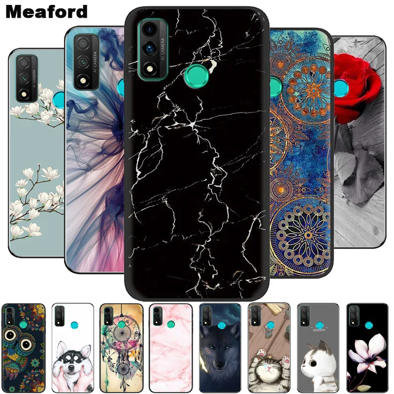 

Phone Case For Huawei P Smart 2020 Case TPU Protective Silicone Cover For Huawei Y8S Case Y8 S Soft Bumper PSmart 2020 6.21 Capa