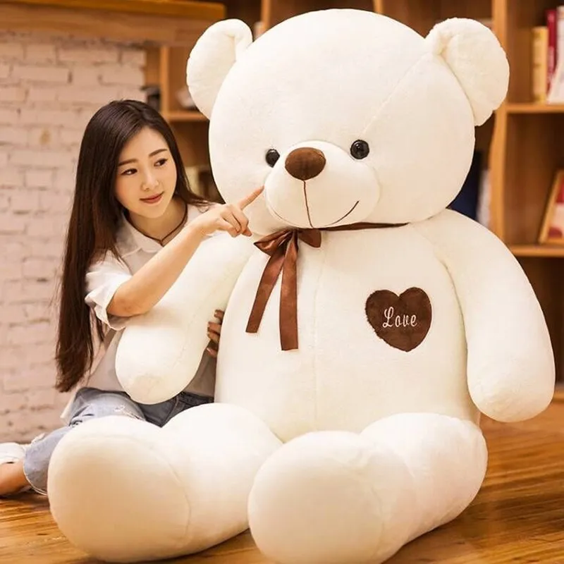 

Hot Sale 80-200cm Bear Plush Toys Soft Animal Bear Teddy Birthday Gift for Children Kids Valentine's Gift for Girls