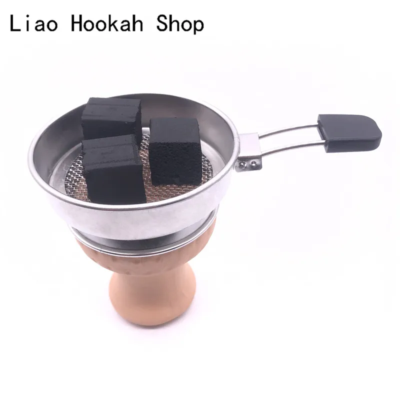 Держатель угля для кальяна Нержавеющая сталь чаша чаш Narguiles уголь мастер Cachimba