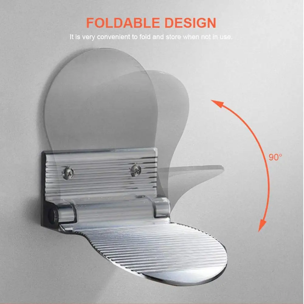 Нескользящая подставка для ног дома гостиницы туалета ванной комнаты настенная