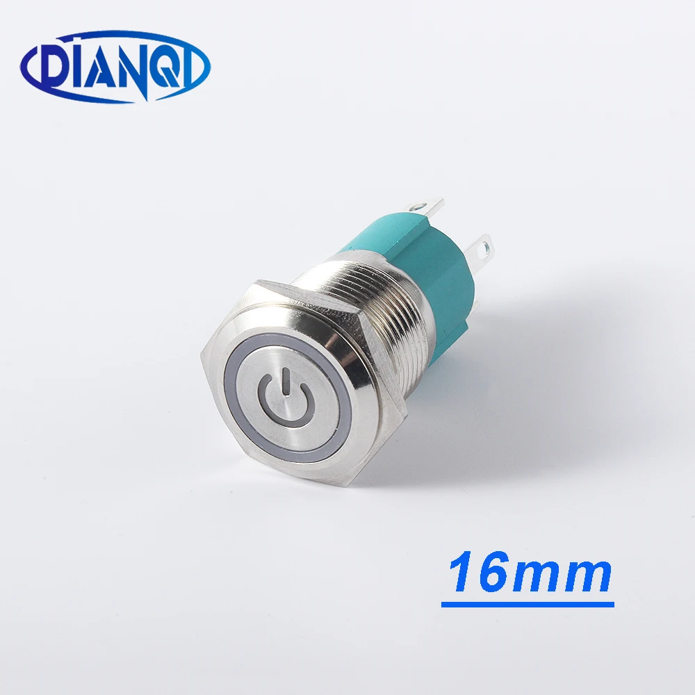 Новый высоковольтный светодиодный светильник 16 мм 10 А высокой мощности 12 в 110 В 24