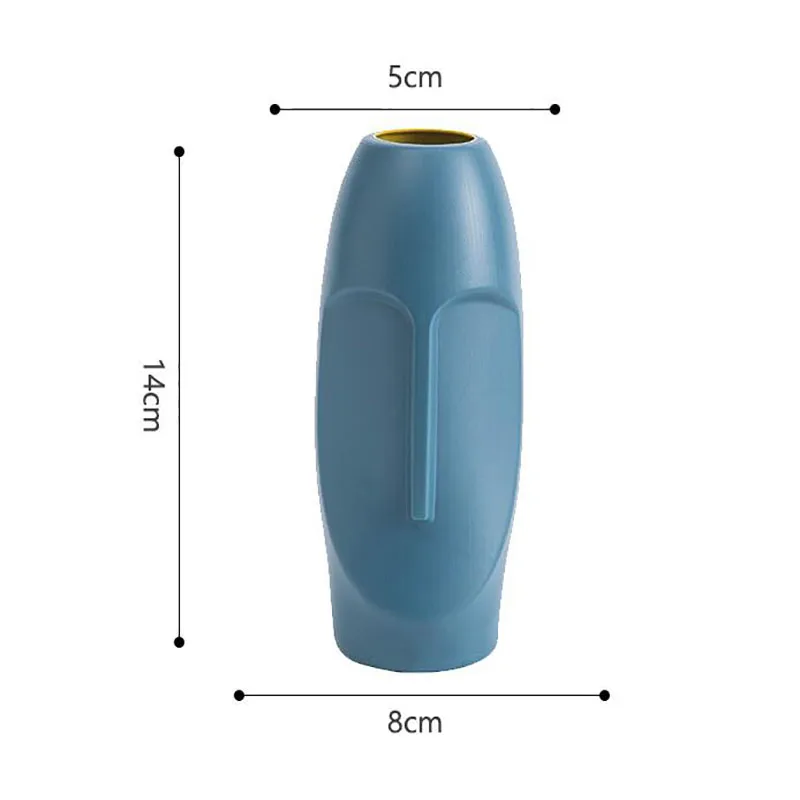

European-style Vase Home Decoration Plastic Vase Wedding Hydroponic Plant Decoration Is Not Easy To Break Modern Art Decoration