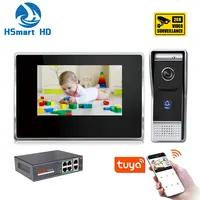 Motion Detection Wireless WiFi 7inch Smart Video Intercom System Full Touch Screen with Wired Door APP Phone Talking Unlock