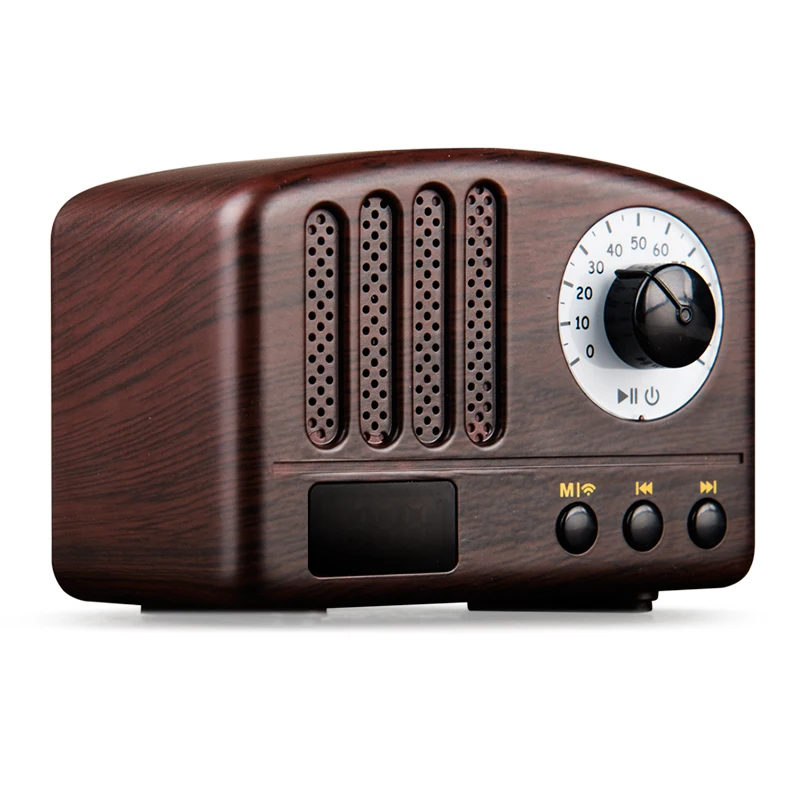 Новая портативная Bluetooth Колонка в стиле ретро маленькая стереомагнитола модный