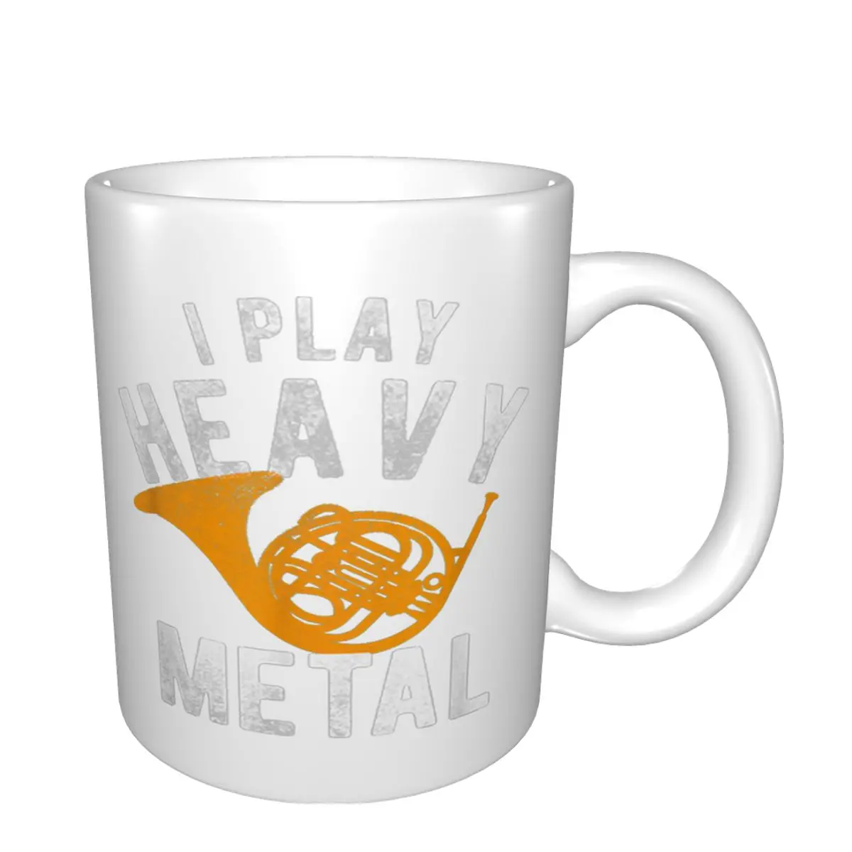 I Play кружка из тяжелого металла с французским Рогом кофейная чашка чайная