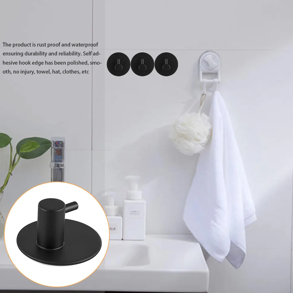 

4 wall-mounted bathroom toilet kitchen self-adhesive wall-mounted stainless steel towel rail waterproof super heavy