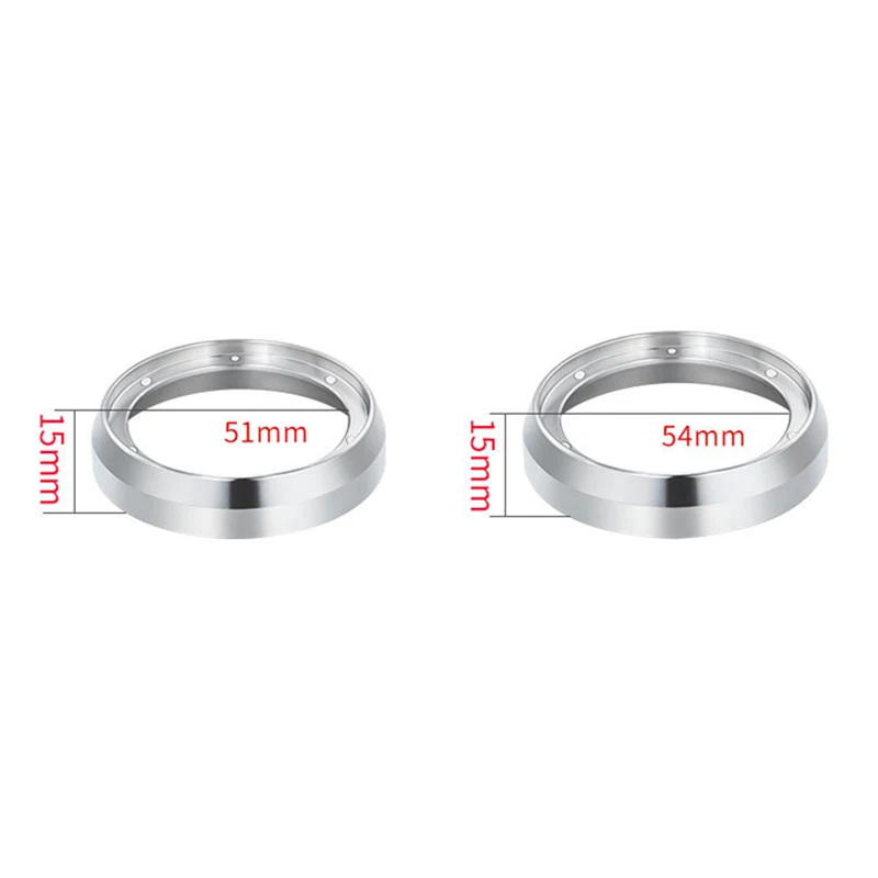 

53/51mm Espresso Dosing Funnel Stainless Steel Coffee Dosing Ring with Magenet Compatible With 53/51mm Portafilter DAG-s