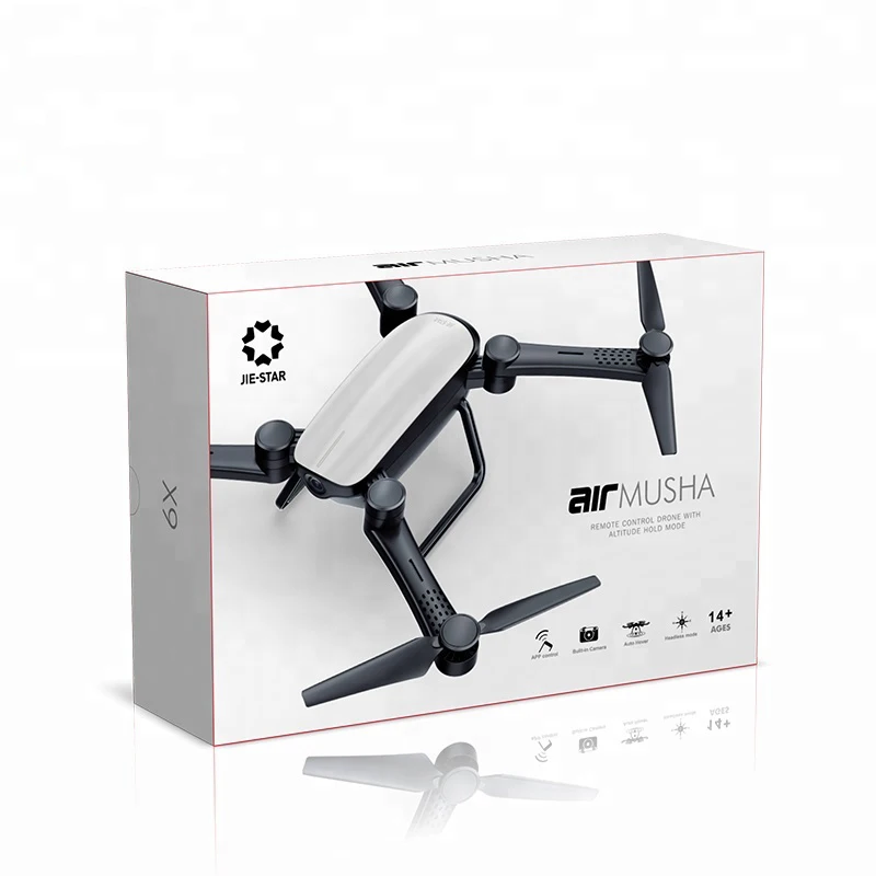 Складной Дрон с камерой для аэрофотосъемки и светодиодной подсветкой 15 минут