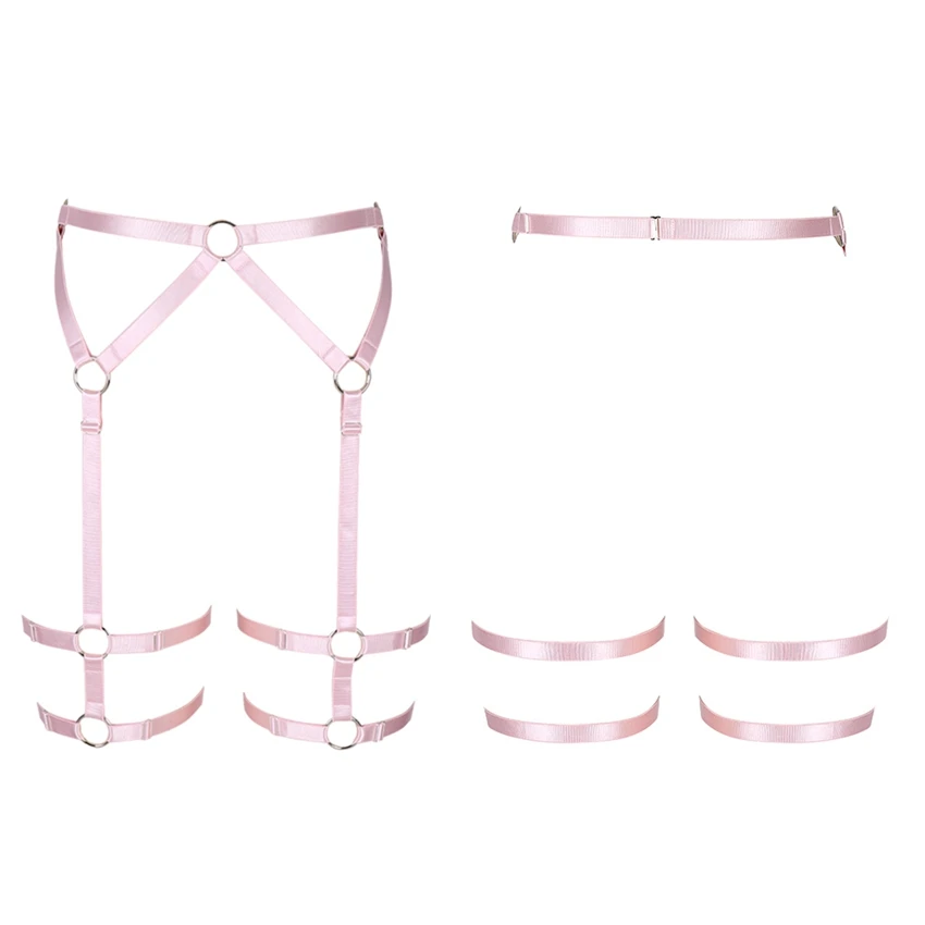Punk Harness Garter Belt Gothic Elastic Bondage Suspenders Womans Sexy Lingerie Stocking BDSM Thigh Body Jewelry | Женская одежда