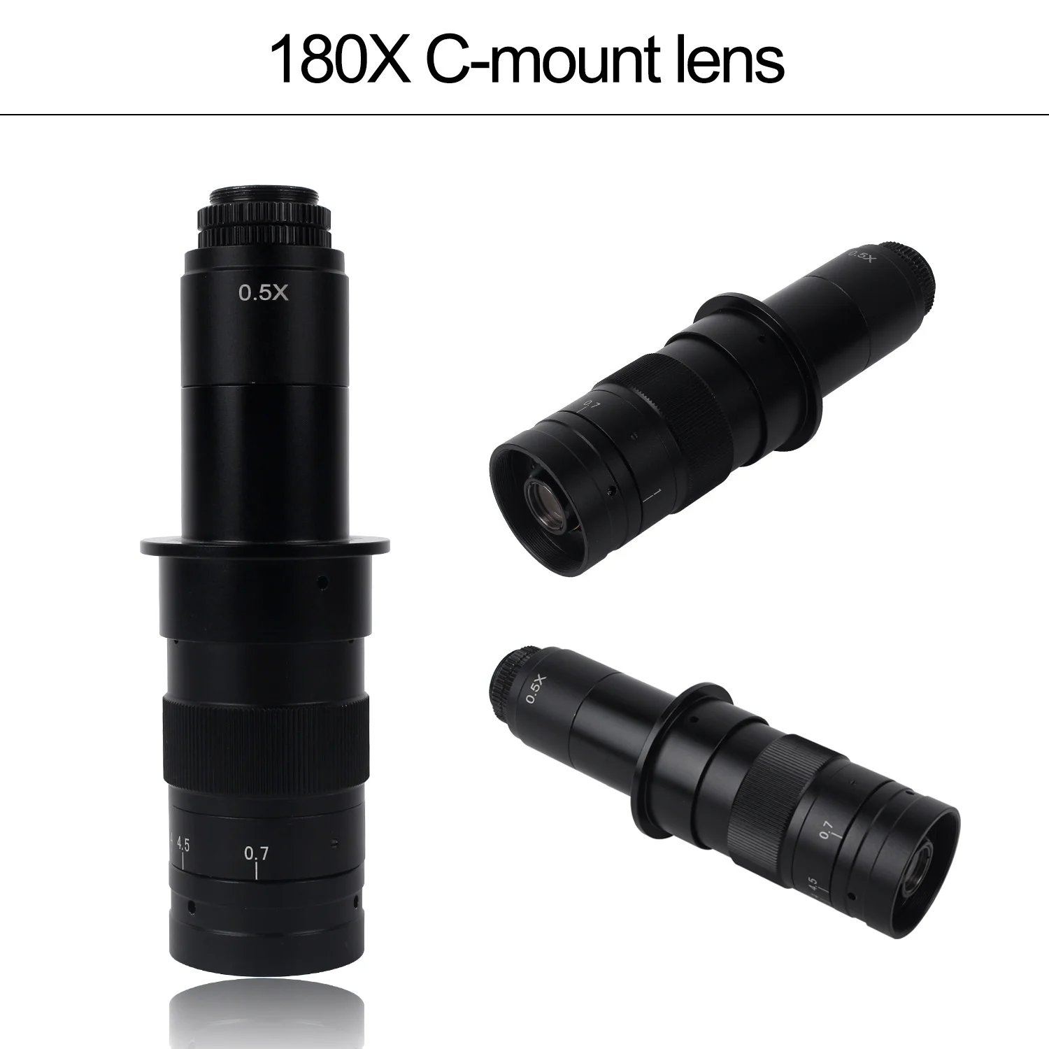 38MP 2K USB HDMI промышленный видеомикроскоп набор камер 180X C-Mount объектив для телефона