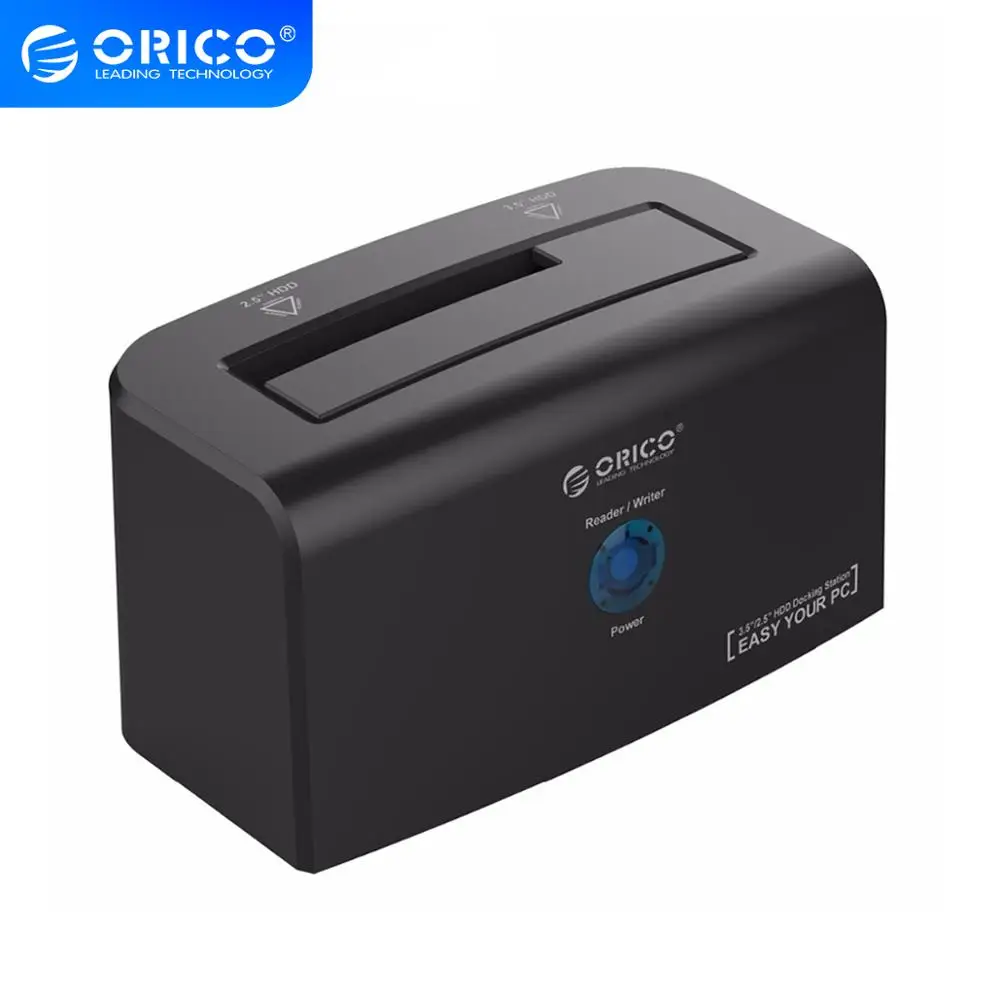 Внешний жесткий диск ORICO 8618US3 SATA USB3.0 док станция для хранения ТБ 2 5 & 3 дюйма HDD и SSD с