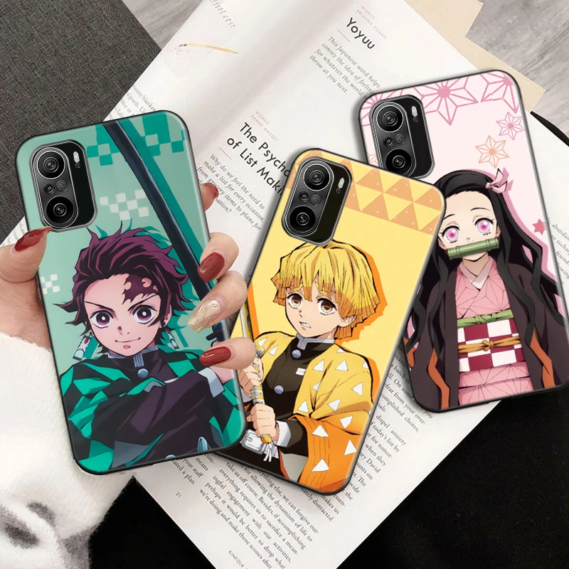 

Anime Demon Slayer Phone Case For Xiaomi Redmi K20 K30 K20 Pro K30 K40 K40 Pro K40 Pro Plus Kimetsu No Yaiba Soft Cover Fundas