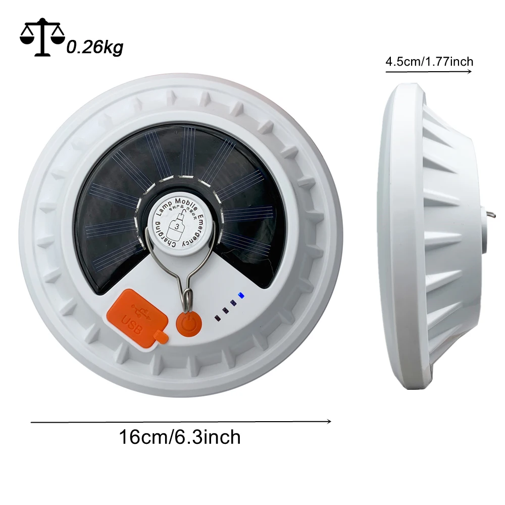 

LED Tent Light Rechargeable Lantern Portable Emergency Night Light Outdoor Camping Bulb Lamp Flashlight Home