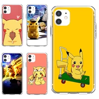 For Huawei P30 P40 P20 P10 Lite Plus Pro 2015 2016 2017 Mini Pikachu Soft Covers