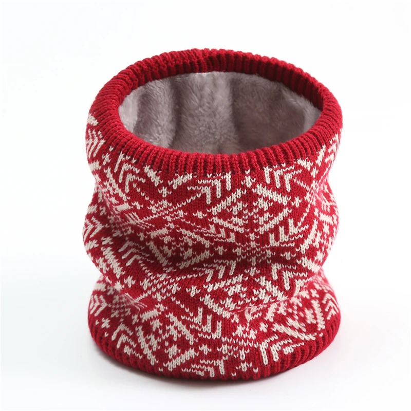 Женский шарф Кольцо Snood вязаный кашемировый хлопковый Бандана с принтом
