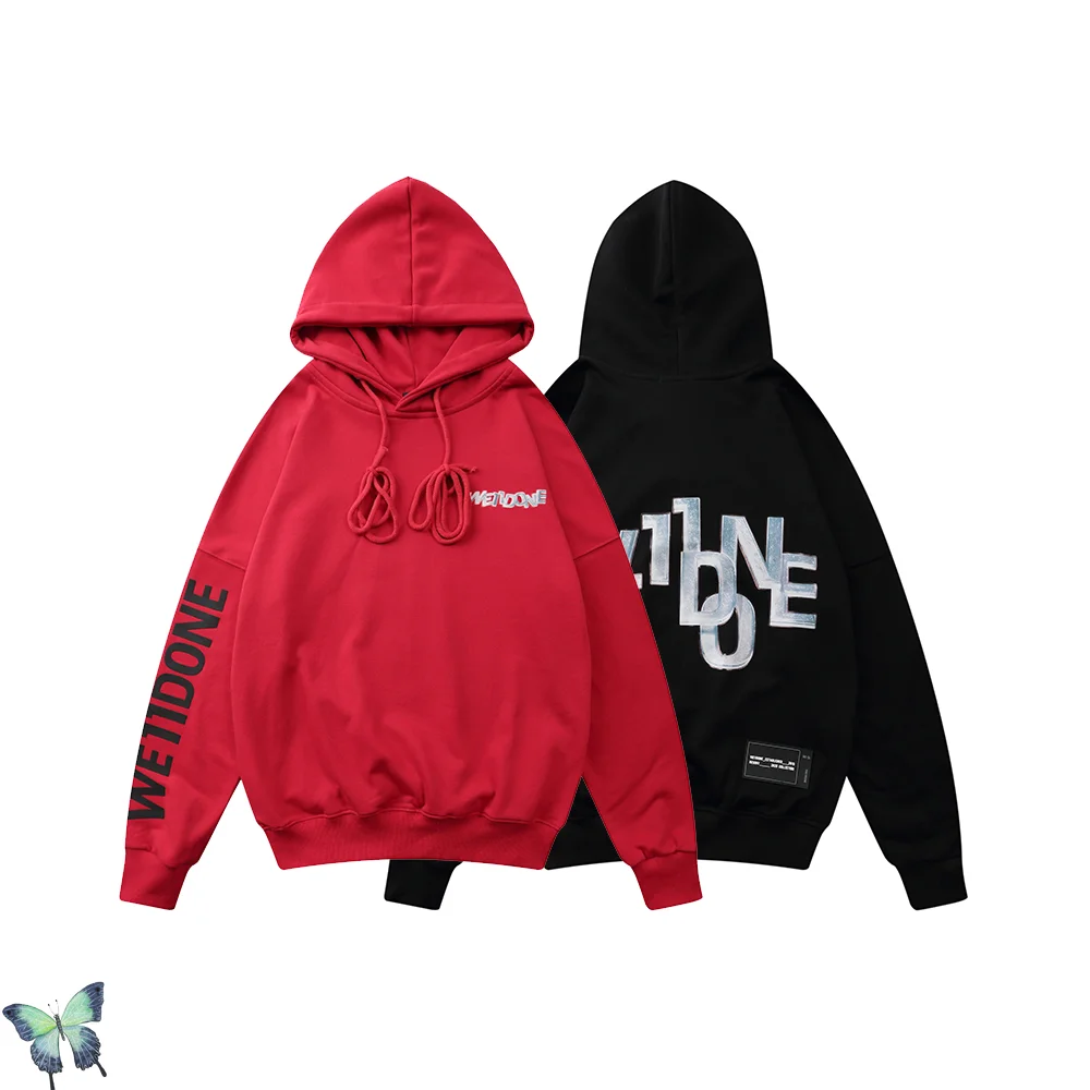 

Толстовка Welldone для мужчин и женщин, Свитшот из высококачественного хлопка, с надписью «We 11 Do», быстрая доставка, Осень-зима