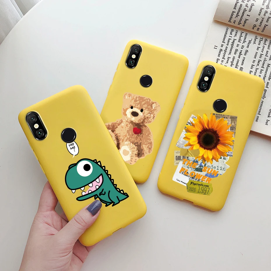 Для Xiaomi Mi A2 lite чехол a2 задняя крышка TPU матовый мягкий для телефона защиты Xiomi MiA2 A 2