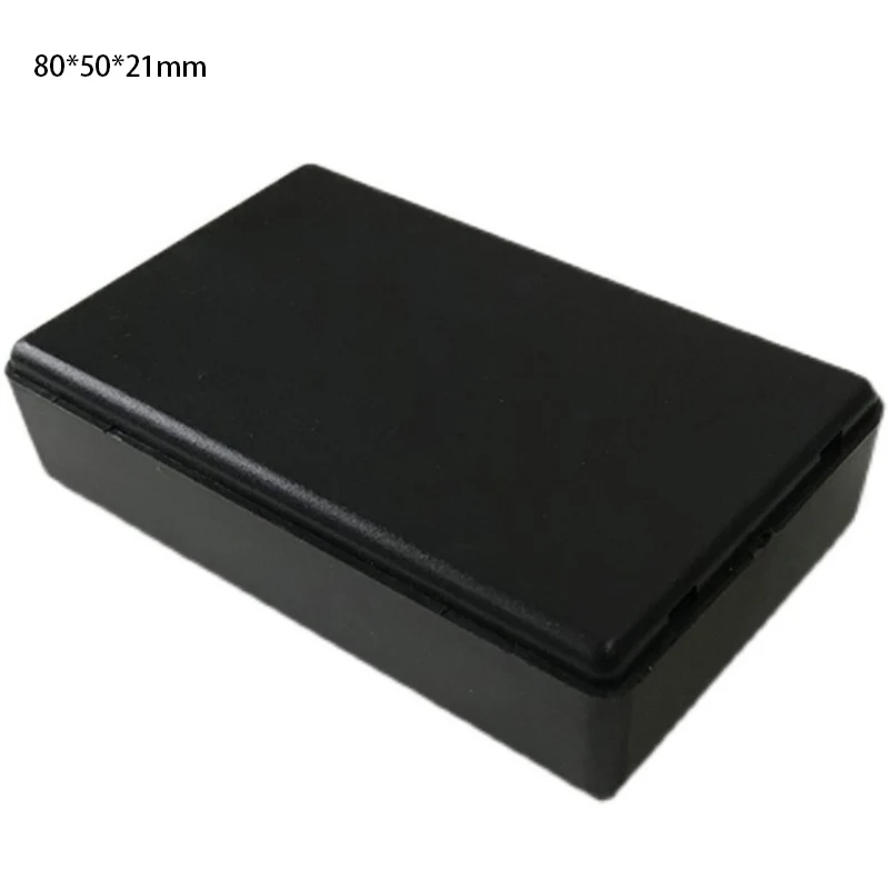 

80*50*21MM ABS Plastic Electronic Project Box Waterproof Black DIY Housing Instrument Case Electric Supplies