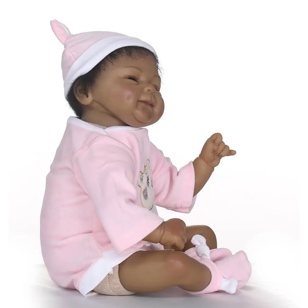 

OCDAY Simulation Baby Soft Silicone Doll Cute Lifelike Non-toxic Full Body Newborn Doll Parenting Toy Kids Playmate 40cm