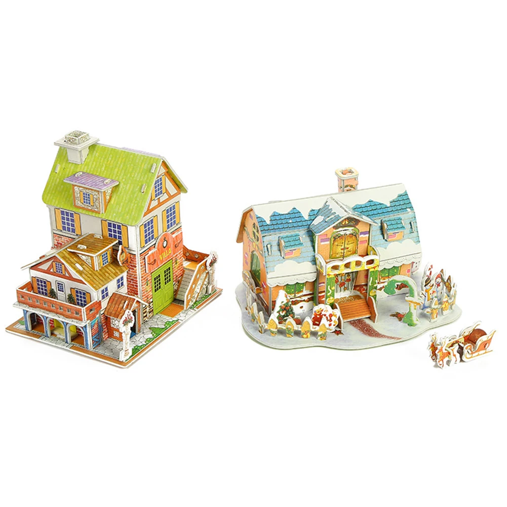 3D бумажная доска пазл конструкция сборка раннее обучение игрушка для детей