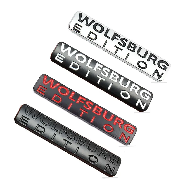 Автомобильный 3D металлический логотип WOLFSBURG издание эмблема значок задний