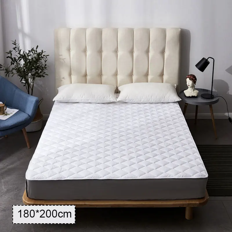 180cmx200cm Dropshipping Mattress Pad Cover Protective Fitted Sheet Mattress Cover Stretch up for Home Hotel P666 - Цвет: 180cmx200cm