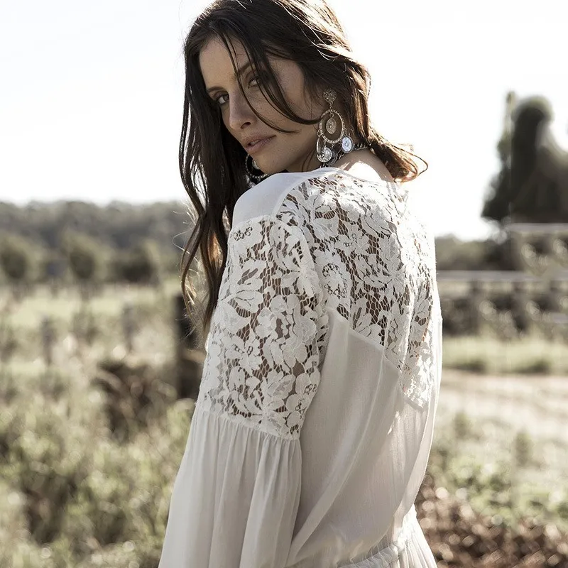 Хлопковая Пляжная накидка кафтан саронг купальный костюм кружевные накидки