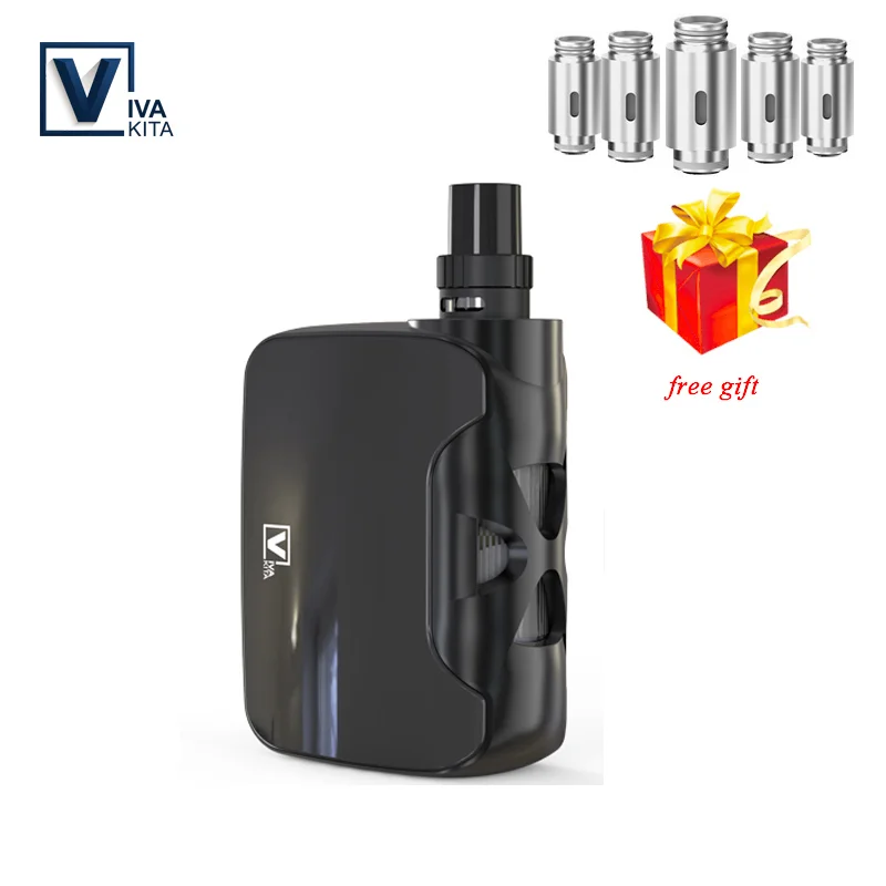 [12,12 с горячей продажей Vaptio Fusion SP/3,8 vape электронная сигарета, набор, все-в-одном 30/40/50 Вт 1500 мА/ч, 2,0 мл 0.25ohm крутящийся испаритель - Цвет: Black