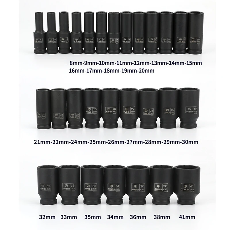 1 шт. Шестигранник Torx 8-41 мм 1/2 дюйма 12 точек