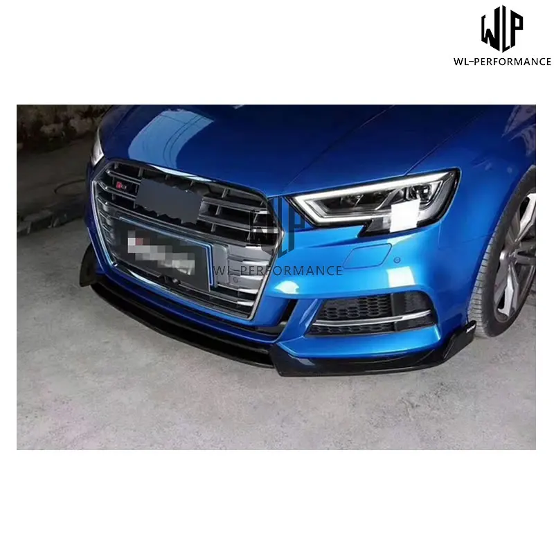 Высококачественный разветвитель для губ из углеродного волокна A3 S3 боковые юбки