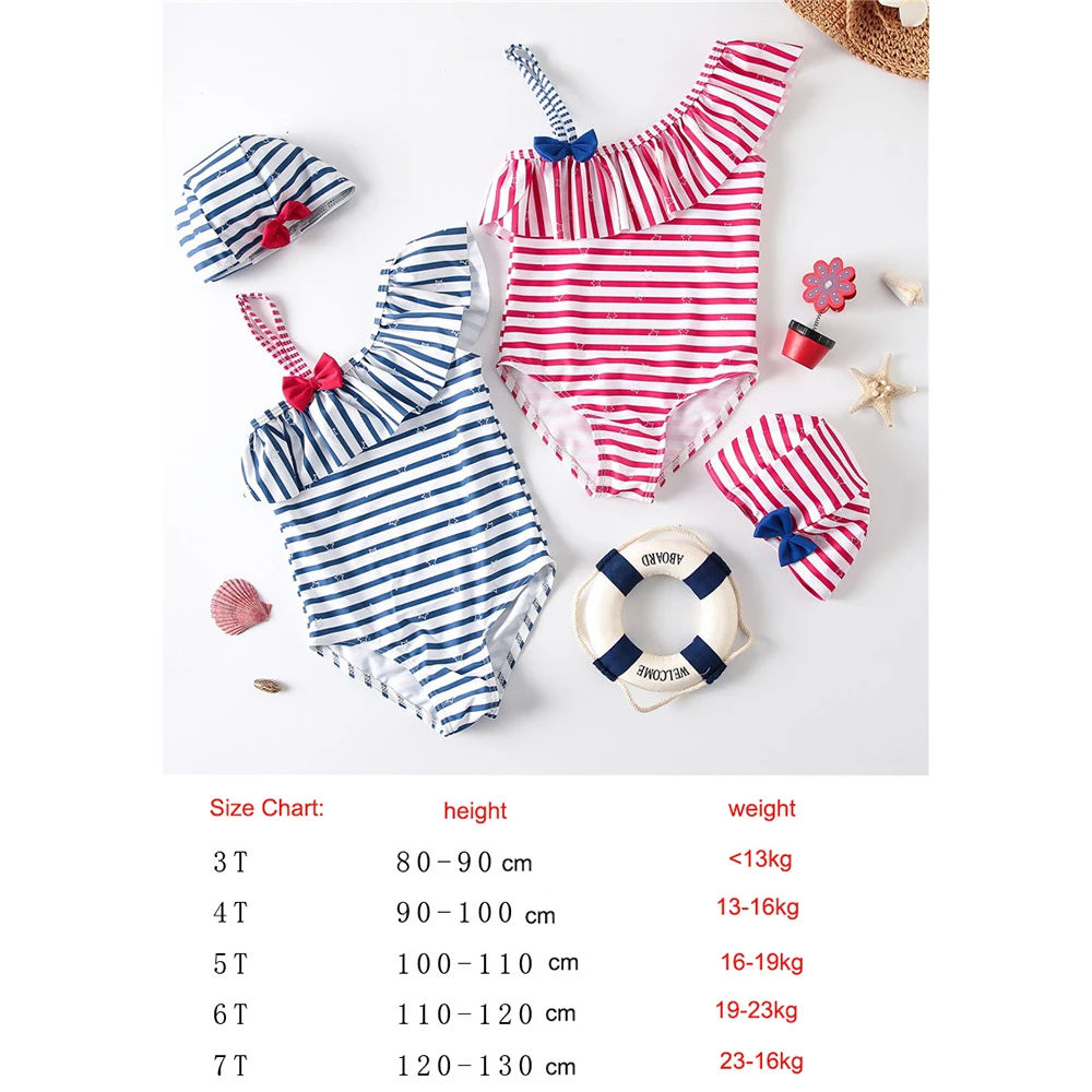 FAVSPORTS/детский купальник для девочек От 2 до 13 лет детский пляжная одежда Милые