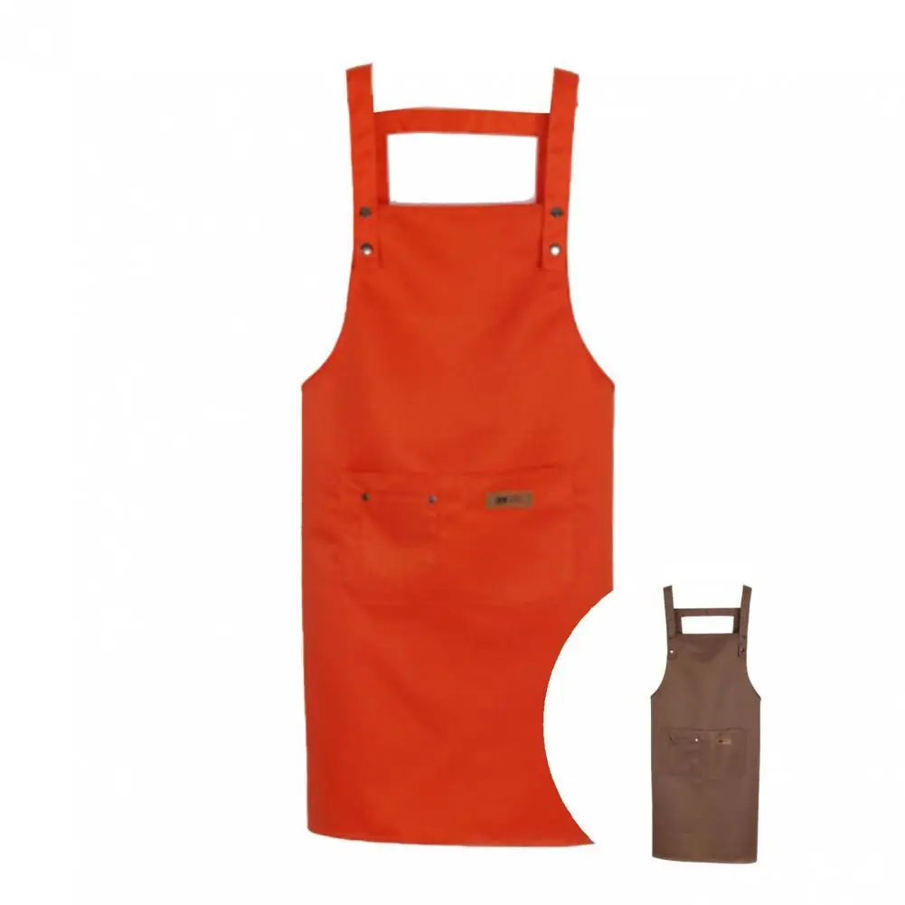 

Модный мягкий женский фартук для приготовления пищи без потертостей, Кухонный Фартук с защитой от морщин для очистки