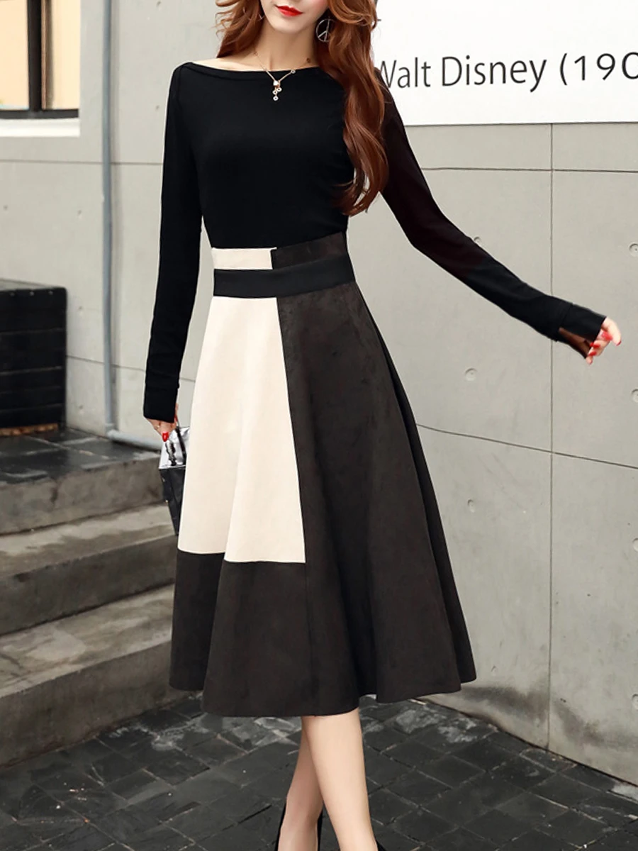 Новое летнее и осеннее женское платье для катания на коньках со свистком с