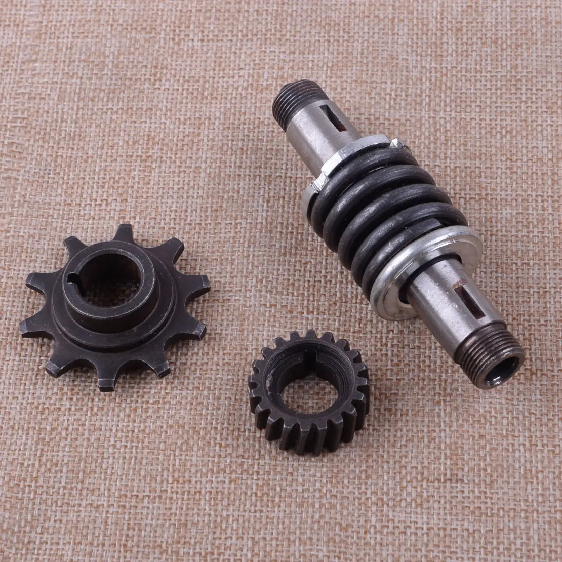 

LETAOSK Black Clutch Shaft & Drive Sprocket & Push Bike Gear Metal Fit For 66cc 80cc 2Stroke Motorized Bike Engine