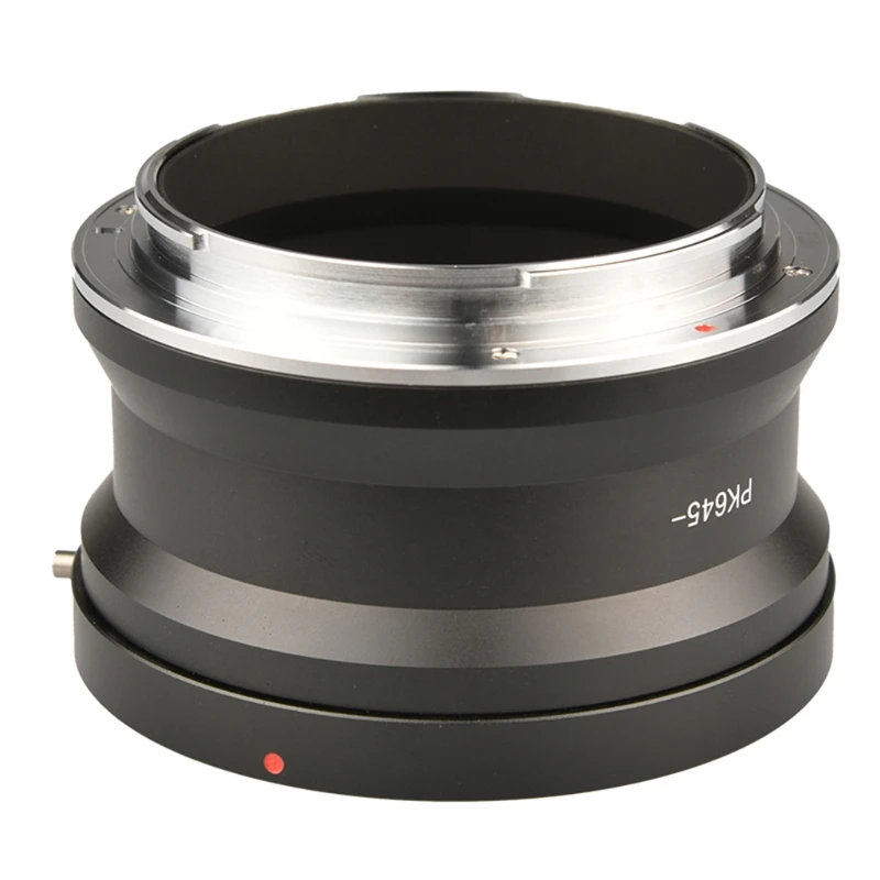Adapter Ring,Manual Focus Lens Adaptor Compatible with Pentax 645 PK64 to Fuji GFX 50S GFX 50R GFX100 SLR Camera