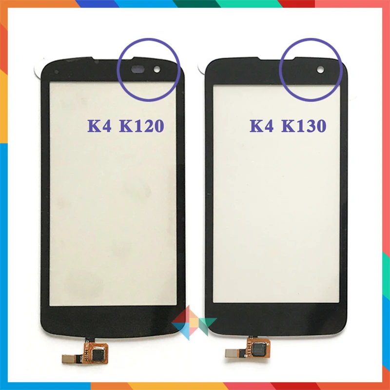 Сенсорный Экран 4 5 дюйма для LG K4 K120 K121 K130 K130E дигитайзер передняя стеклянная