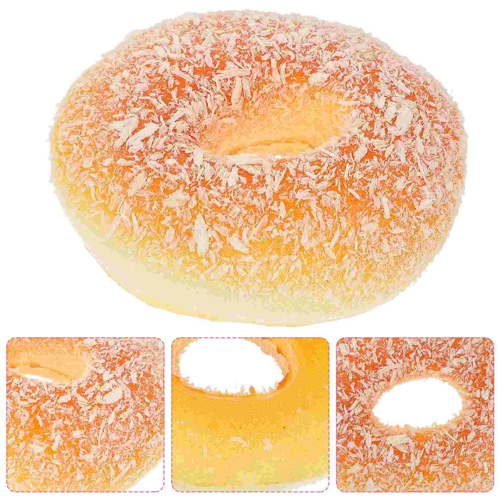 

1pc Simulated PU Bread Model Ornament Lifelike Bread Model Photography Props