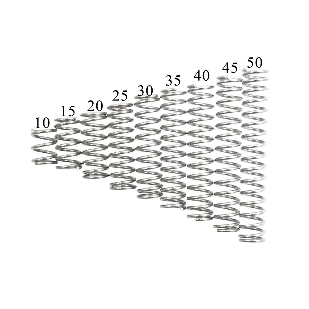 

Возвратная пружина сжатия из нержавеющей стали, 10 шт./лот, 0,3 мм, диаметр проволоки 3-5 мм, внешний диаметр 5-50 мм, оптовая продажа, пружина под заказ