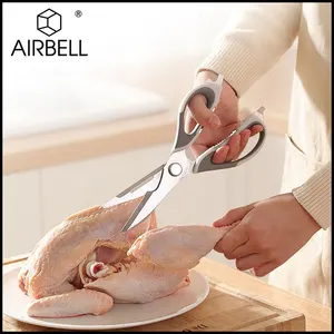airbell kitchen scissors snack nuts chicken fish scales gadget accessories tool cooking vegetable cutter peeler cans beer opener free global shipping