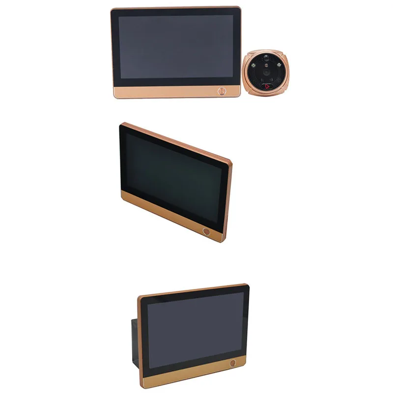 ROLLUP WIFI Door Viewer Doorbel IR PIR Night Vision HD Camera Remotely Surveillance 7 inch Display With Bell | Безопасность и