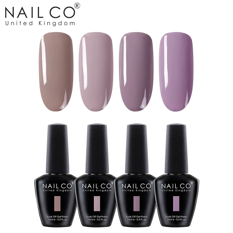 ZH07 NAILCO 4 шт./компл. Гель-лак УФ светодиодный лак для ногтей горячая краска Гель-лак для ногтей набор все для маникюра Полупостоянный лак Vernis - Цвет: ZH07