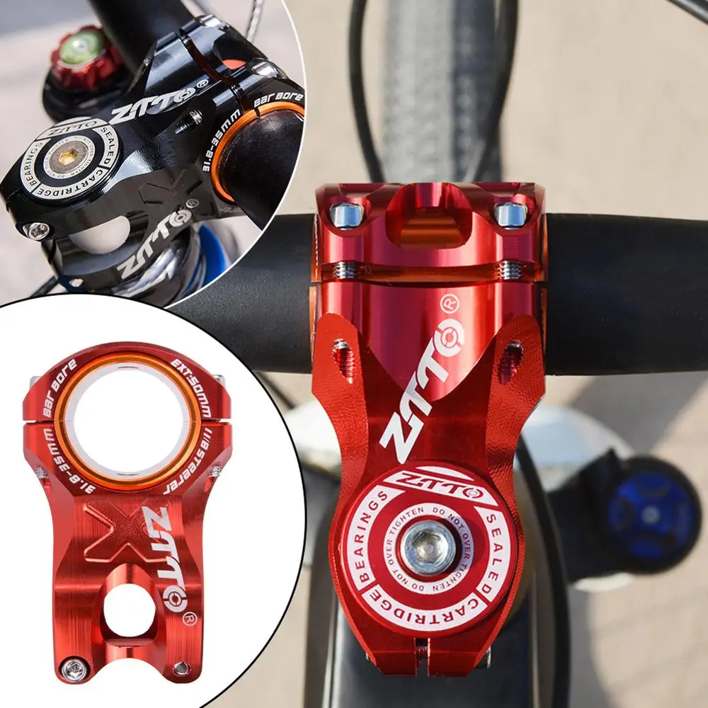 

MTB 50mm Stem CNC 35mm 31.8mm Handlebar Bicycle ultralight 0 Degree Rise DH AM Stem Enduro 28.6mm Steerer Mountain Bike