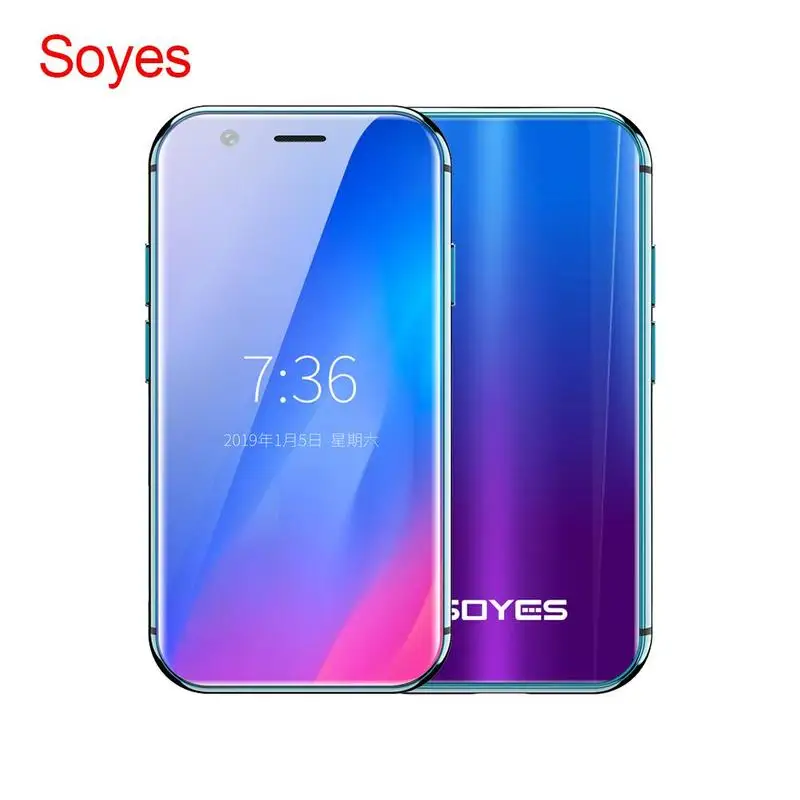 SOYES XS мини смартфон 3 ГБ 32 Android 7 0 910 мАч 4G мобильный Wifi GPS стекло Корпус резервного