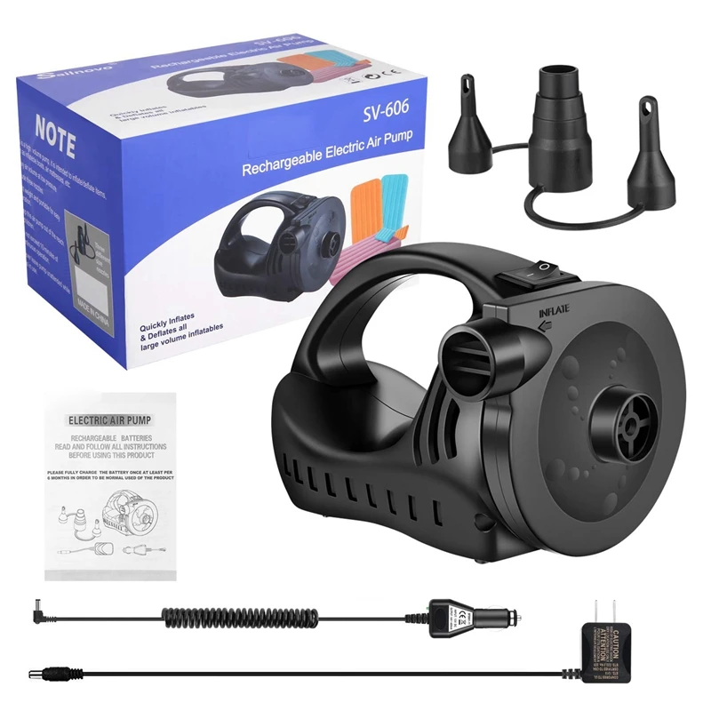 Электрический воздушный насос может храниться в качестве воздушного насоса