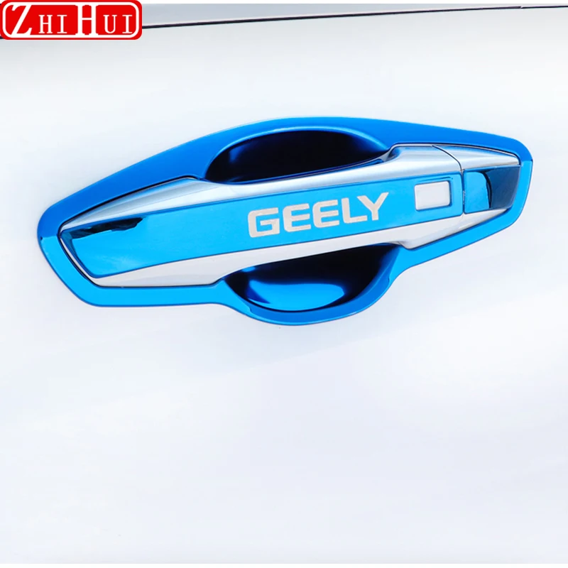 

Exterior Car Door Handle Bowl Cover Sticker For Geely Tugella Xingyue FY11 2019-2021 Stainless Steel Cover Stickers Accessories