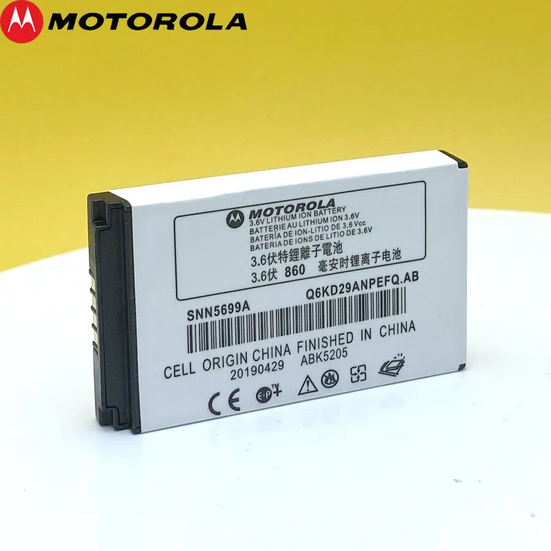 original 860mah snn5699a battery for motorola moto c150 e398 rokr e1 rokr e3 v810 phone high quality free global shipping