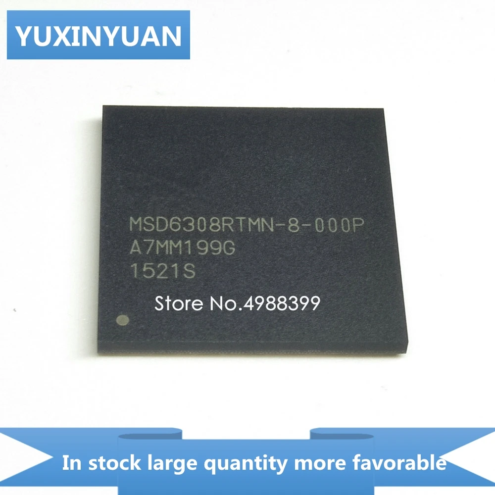 YUXINYUAN 1 шт. MSD6308RTMN-8-000P MSD6308RTMN 8 000P MSD 6308RTMN BGA в наличии | Электронные компоненты и