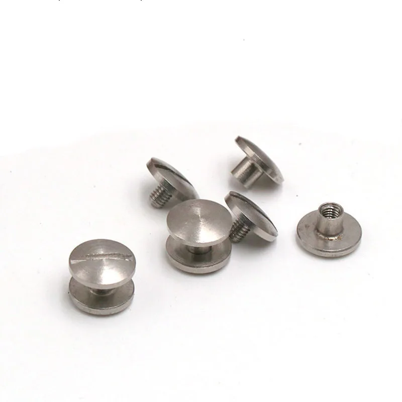 Диаметр 8 мм Дуги Стиль ремень винт кошелек с застежкой сумка Чикаго заклепки DIY